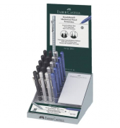 Druckbleistift Grip 2011, 131220, Härte B, 0,7mm, silber, mit Radiergummi