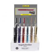 Kugelschreiber Mini 43024/18, schwarz, 0,5mm, nachf&uuml;llbar