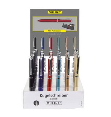 Kugelschreiber Mini 43024/18, schwarz, 0,5mm, nachf&uuml;llbar
