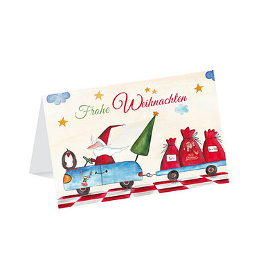 LUMA Weihnachtskarte Nikolaus DIN B6