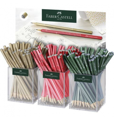 Bleistift-Set SPARKLE HERBST im K&ouml;cher, 118230, H&auml;rte HB, farbig sortiert