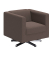 DOMO Collection Sessel BOB braun silber Stoff