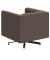 DOMO Collection Sessel BOB braun silber Stoff
