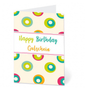 Geburtstagskarten Geburtstag modern mit Innentext AM1069 11,5cm x 17,5cm (BxH) 260g Motiv Chromopapier FSC