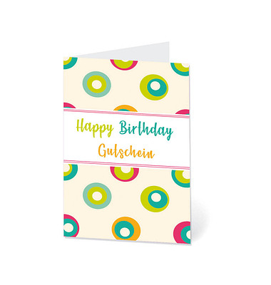 Geburtstagskarten Geburtstag modern mit Innentext AM1069 11,5cm x 17,5cm (BxH) 260g Motiv Chromopapier FSC