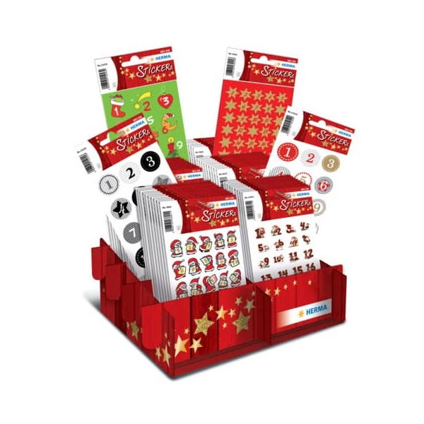 4008705152525 - Schmucketikett Sortiment DECOR Adventskalenderzahlen 60 Pack 400 4008705152525 - Schmucketikett Sortiment DECOR Adventskalenderzahlen 60 Pack 400