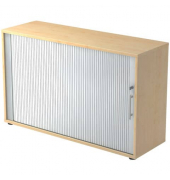 Rollladenschrank MONT.V1732S/3/S/RE, abschlie&szlig;bar, 2 OH, ahorn/silber, 120x74,8x40cm (BxHxT)