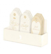 Geschenkanhänger Simply Love sortiert