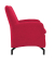 DOMO Collection Sessel Dallas rot schwarz Stoff