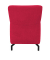 DOMO Collection Sessel Dallas rot schwarz Stoff