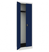 mauser Stahlschrank BF 5-6 GA  - 7035/5003 lichtgrau, saphirblau 60,0 x 50,0 x 195,0 cm