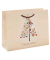 Geschenktasche 1FTTL020046 Topline, Weihnachten, Kunststoffkordel, Weihnachtsbaum /Kugeln, 30cm x 24cm