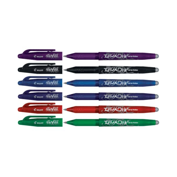 12 Stück Pilot Tintenroller FriXion BL-FR7, 0,4 mm, Set mit 12 Farben 4027177213688 Pilot