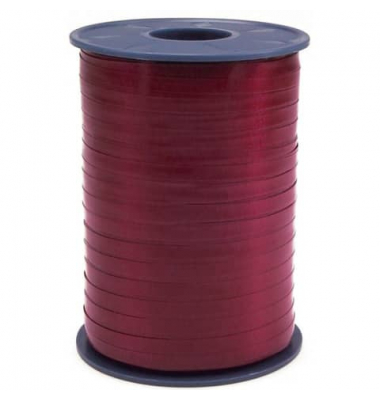 Ringelband 2525-18/, Gl&auml;nzend, 5mm x 500m, dunkelrot