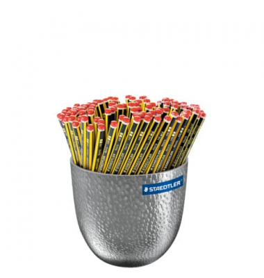 Bleistift Noris 120 im Blumentopf, 120 BT1, H&auml;rte HB, 2mm, schwarz/gelb