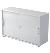 Schiebet&uuml;renschrank MONT.V1752S/W/W/RE, abschlie&szlig;bar, 2 OH, wei&szlig;, 120x74,8x40cm (BxHxT)