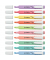 Textmarker STABILO swing cool Pastel Bonbonglas, 275/100-8-1, Rundbox, 10-farbig sortiert, 1-4mm Keilspitze