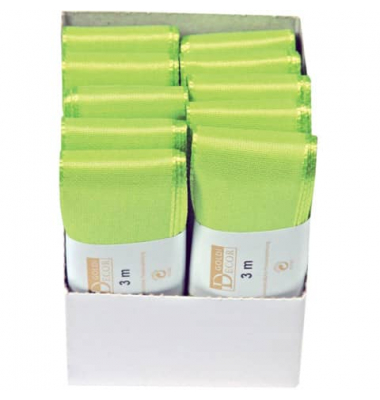 Taftband 1445 4053 1003, 40mm x 3m, apfelgr&uuml;n