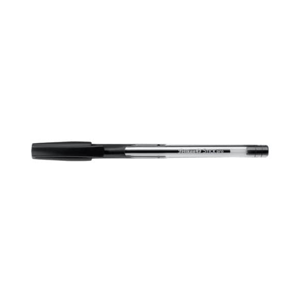 20 Stück Pelikan Kugelschreiber Stick 912303, schwarz, M  Pelikan