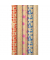 Geschenkpapier Eco Fun beflockt 33052 131115, sortiert (5 Motive), 70cm x 1,5m, farbig sortiert (braun)