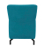 DOMO Collection Sessel Dallas türkis schwarz Stoff