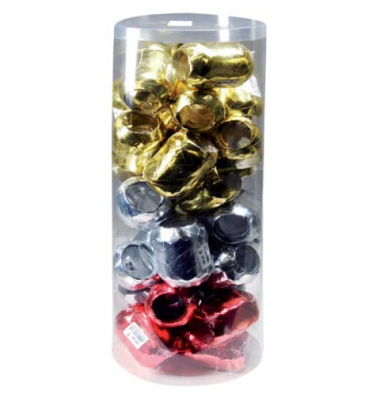 Eikn&auml;uel metallic  1042010993530, ohne, 10mm x 30m, farbig sortiert