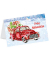 LUMA Weihnachtskarte rotes Auto DIN B6