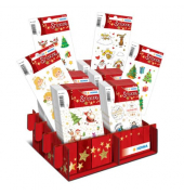 Weihnachtsetikett Glitzende Weihnachtszeit