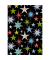 Geschenkpapier VANCOUVER 507750, Sterne, 50cm x 20m, schwarz/bunt