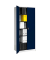 mauser Stahlschrank BF 5/22 STG - 7035/5003 lichtgrau, saphirblau 95,0 x 50,0 x 220,0 cm