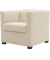 DOMO Collection Sessel BOB beige schwarz Stoff