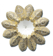 Biedermeiermanschette 16cm gold Biedermeiermanschette