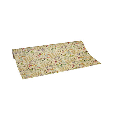 Geschenkpapier Laura 512820, Gräser, 50cm x 20m, mehrfarbig