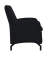 DOMO Collection Sessel Dallas schwarz schwarz Stoff