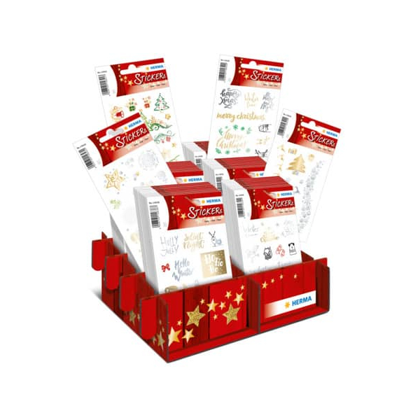 60 Stück Herma Weihnachtsetikett Weihnachtszauber 4008705156370 Herma