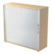 Rollladenschrank Haziender MONT.V1733S/3/S/RE, abschlie&szlig;bar, 3 OH, ahorn/silber, 120x110x40cm (BxHxT)