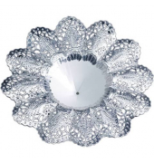 Biedermeiermanschette 16cm silber Biedermeiermanschette