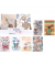 Notizbuch 46591, je 64 Seiten in 11x17cm, 8 Designs sortiert im Thekendisplay, 1 Pkg. à 32 Stk., farbig sortiert, 11x17cm, linie