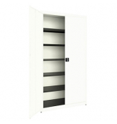 mauser Stahlschrank BF5/22-12STG  9010/9010 reinweiß 120,0 x 50,0 x 220,0 cm