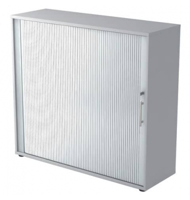Rollladenschrank Haziender MONT.V1733S/5/S/RE, abschlie&szlig;bar, 3 OH, grau/silber, 120x110x40cm (BxHxT)