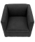 DOMO Collection Sessel BOB dunkelgrau schwarz Stoff