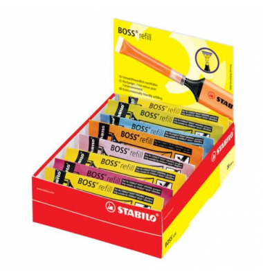 Textmarker STABILO BOSS ORIGINAL refill, 070, Display, 