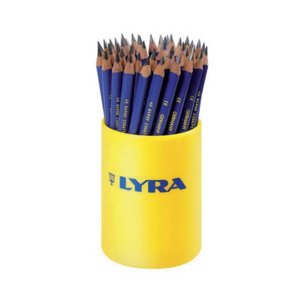 48 Stück Lyra Bleistift Schreiblernstift, L1733480, Härte B, 4,0mm, blau 4084900230695 Lyra