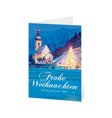LUMA Weihnachtskarte Kirche DIN B6