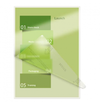 Laminierfolien iLAM Premium UDT 7492-00-00, A5, 153x216mm, 80mic x2, glänzend