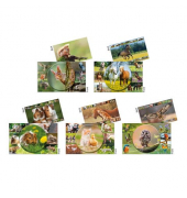 Schreibunterlage Sortiment Schreibunterlagen 19680 bunt Designs Wald-, Nage- und Bauernhoftiere, Pferdewiese und Heimatvögel 55x