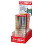 Bleistift EASYgraph S Metallic Edition Kleindisplay, 327/90-3HB, Härte HB, 2,2mm, farbig sortiert