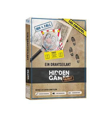 Hidden Games Tatort Krimispiel Fall 4 Ein Drahtseilakt  Escape-Room Spiel