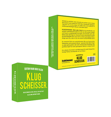 Klugscheisser – Wahr oder Falsch Edition Kartenspiel