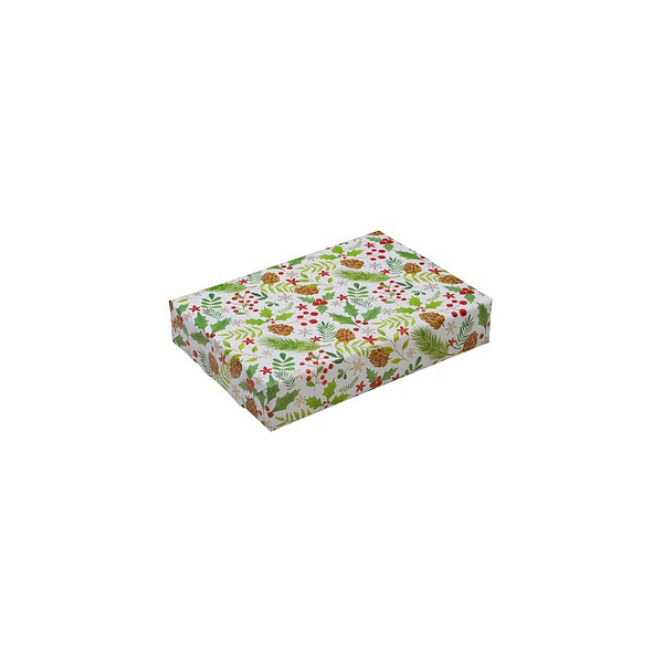 4255704306989 - Geschenkpapier Vermont 509990 Ilexbeeren 50cm x 20m weiß grün rot braun 4255704306989 Jung 4255704306989 - Geschenkpapier Vermont 509990 Ilexbeeren 50cm x 20m weiß grün rot braun 4255704306989 Jung